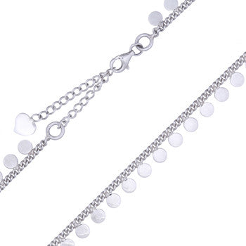 Silver hot sale drop choker